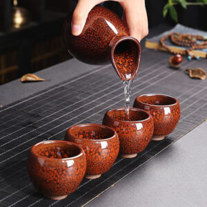 Earth Glazed Sake Set